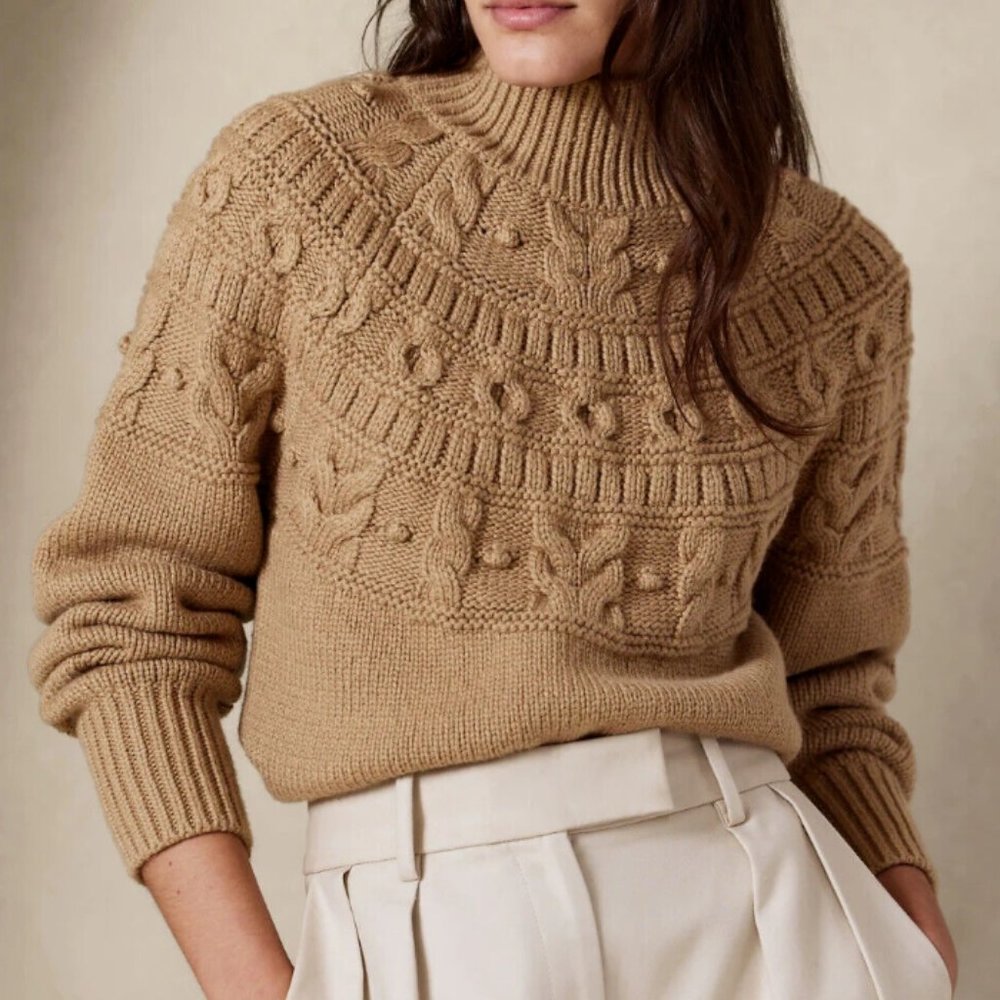Banana Republic  Cable Knit Sweater